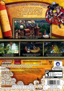 Naruto: Rise Of A Ninja - Microsoft Xbox 360 (Ubisoft - 2) video game collectible [Barcode 305120323641] - Main Image 2