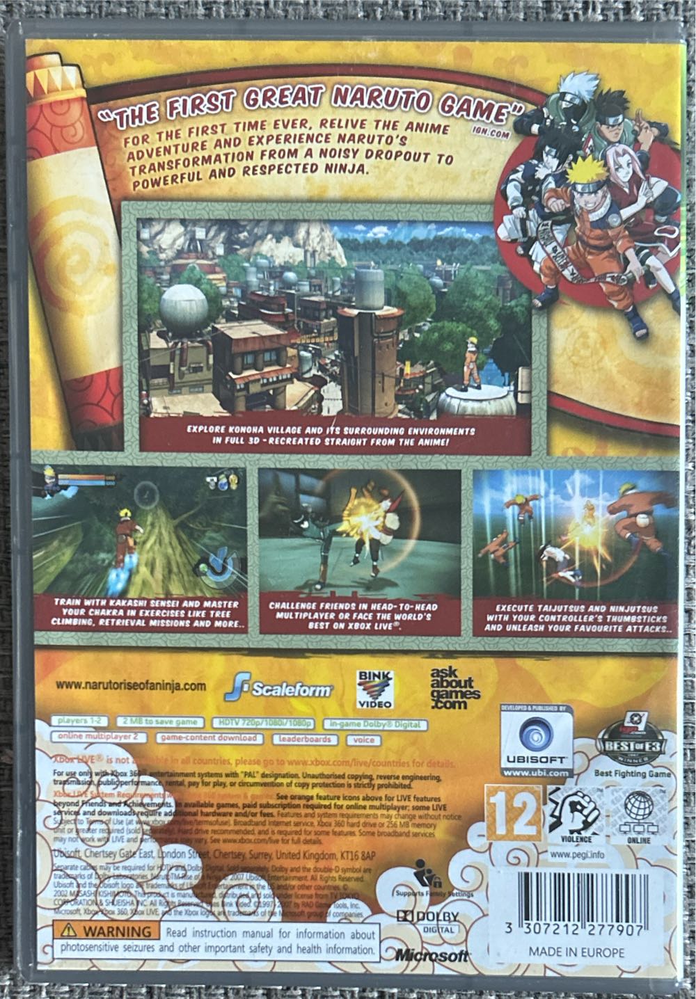 Naruto: Rise of a Ninja : Classics - Microsoft Xbox 360 (2) video game collectible [Barcode 3307212277907] - Main Image 2