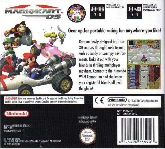 Mario Kart DS - Nintendo DS (Nintendo - 8) video game collectible [Barcode 045496462352] - Main Image 2