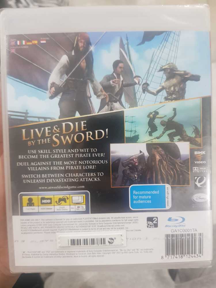 Pirates Of The Caribbean: At Worlds End - Sony PlayStation 3 (PS3) (Disney - 1) video game collectible [Barcode 8717418124434] - Main Image 4