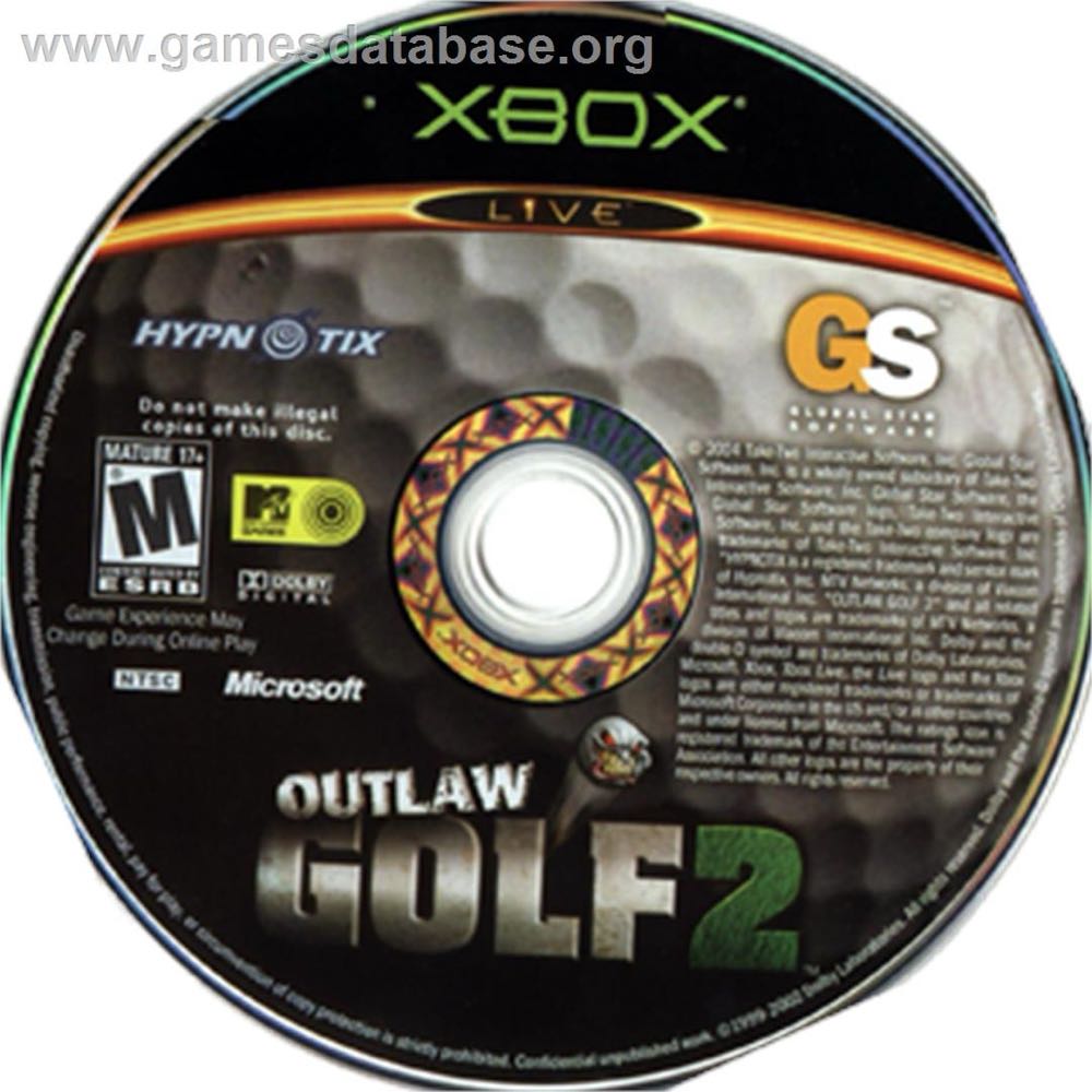Outlaw Golf 2 - Microsoft Xbox (Global Star Software - 4) video game collectible [Barcode 710425294471] - Main Image 3
