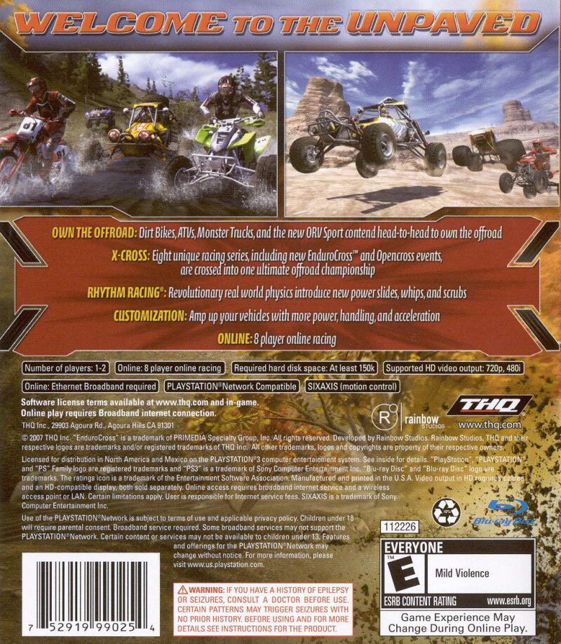 MX vs. ATV: Untamed - Nintendo DS (THQ) video game collectible [Barcode 785138361413] - Main Image 2