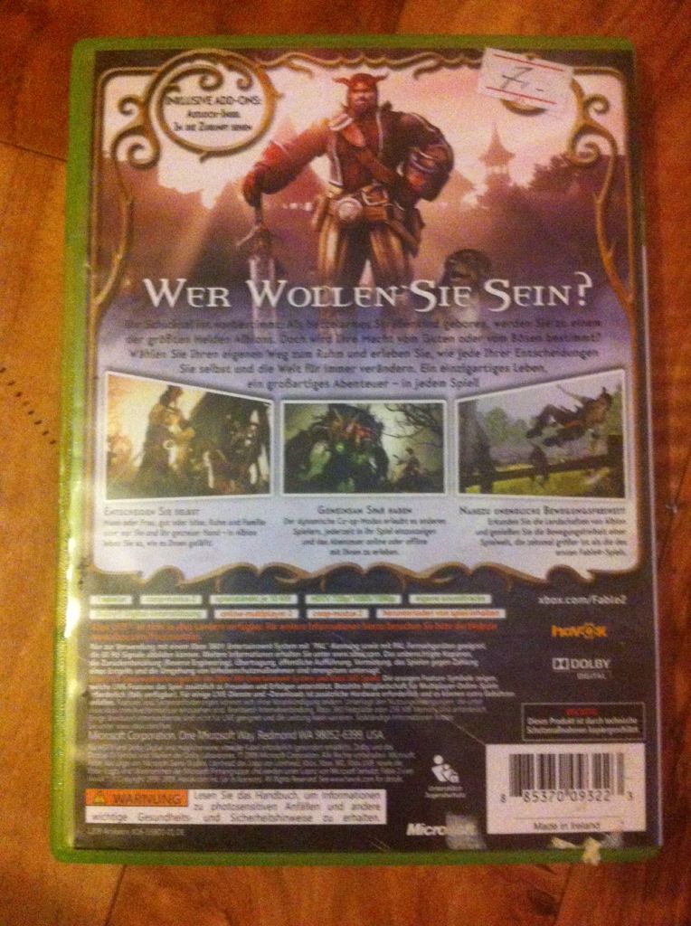 Fable II - Microsoft Xbox 360 video game collectible - Main Image 2