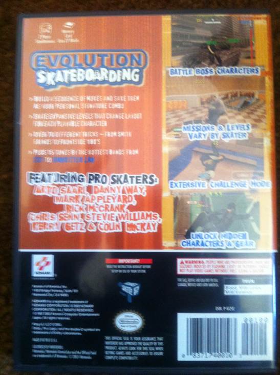 Evolution Skateboarding - Sony PlayStation 2 (PS2) (Konami - 1-2) video game collectible [Barcode 083717200383] - Main Image 2