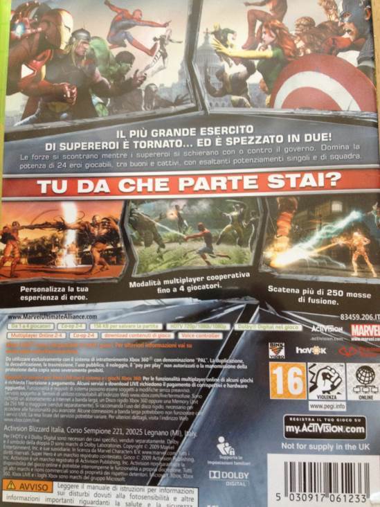 La Grande Alleanza 2 - Microsoft Xbox 360 video game collectible [Barcode 5030917061233] - Main Image 2