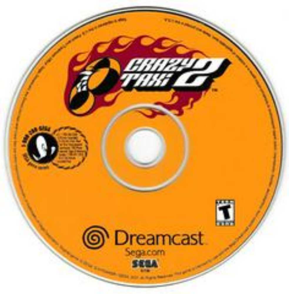 Crazy Taxi 2 - Sega Dreamcast (SEGA Of America* Inc. - 1) video game collectible [Barcode 010086511369] - Main Image 3