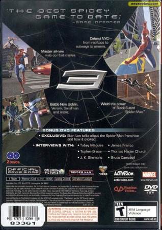 Spider Man 3 - PC (Activision - 1) video game collectible [Barcode 047875331211] - Main Image 2
