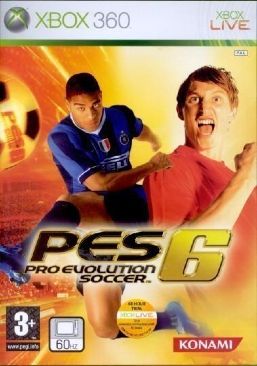Pro Evolution Soccer 6 - Microsoft Xbox 360 (Konami - 1-4) video game collectible [Barcode 4012927032329] - Main Image 1