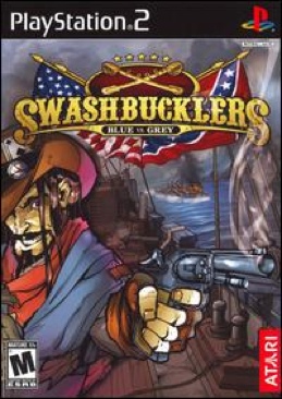 Swashbucklers: Blue vs. Grey - Sony PlayStation 2 (PS2) (1C Company - 1) video game collectible [Barcode 742725275904] - Main Image 1