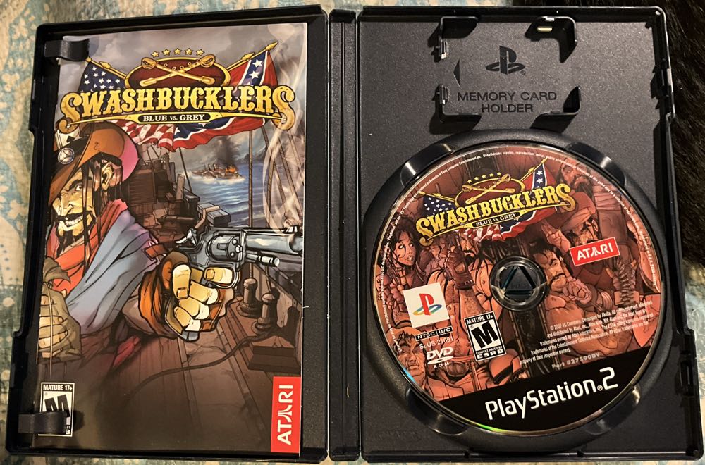 Swashbucklers: Blue vs. Grey - Sony PlayStation 2 (PS2) (1C Company - 1) video game collectible [Barcode 742725275904] - Main Image 3