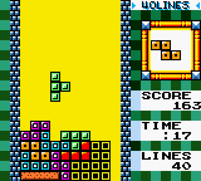 Tetris DX - ModRetro Chromatic (Nintendo - 1-2) video game collectible - Main Image 3