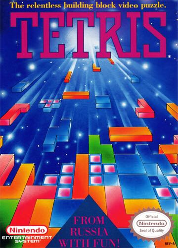 Tetris - Nintendo Entertainment System (NES) (2) video game collectible - Main Image 1