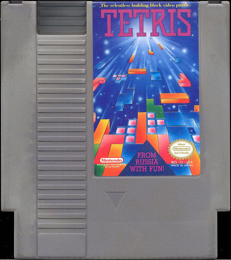 Tetris - Nintendo Entertainment System (NES) (2) video game collectible - Main Image 2