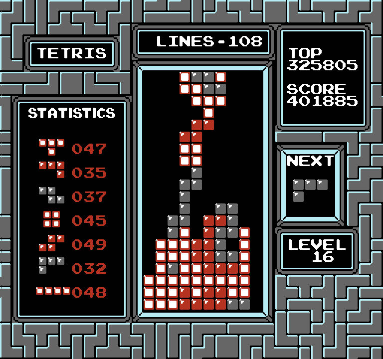 Tetris - Nintendo Entertainment System (NES) (Nintendo) video game collectible - Main Image 4