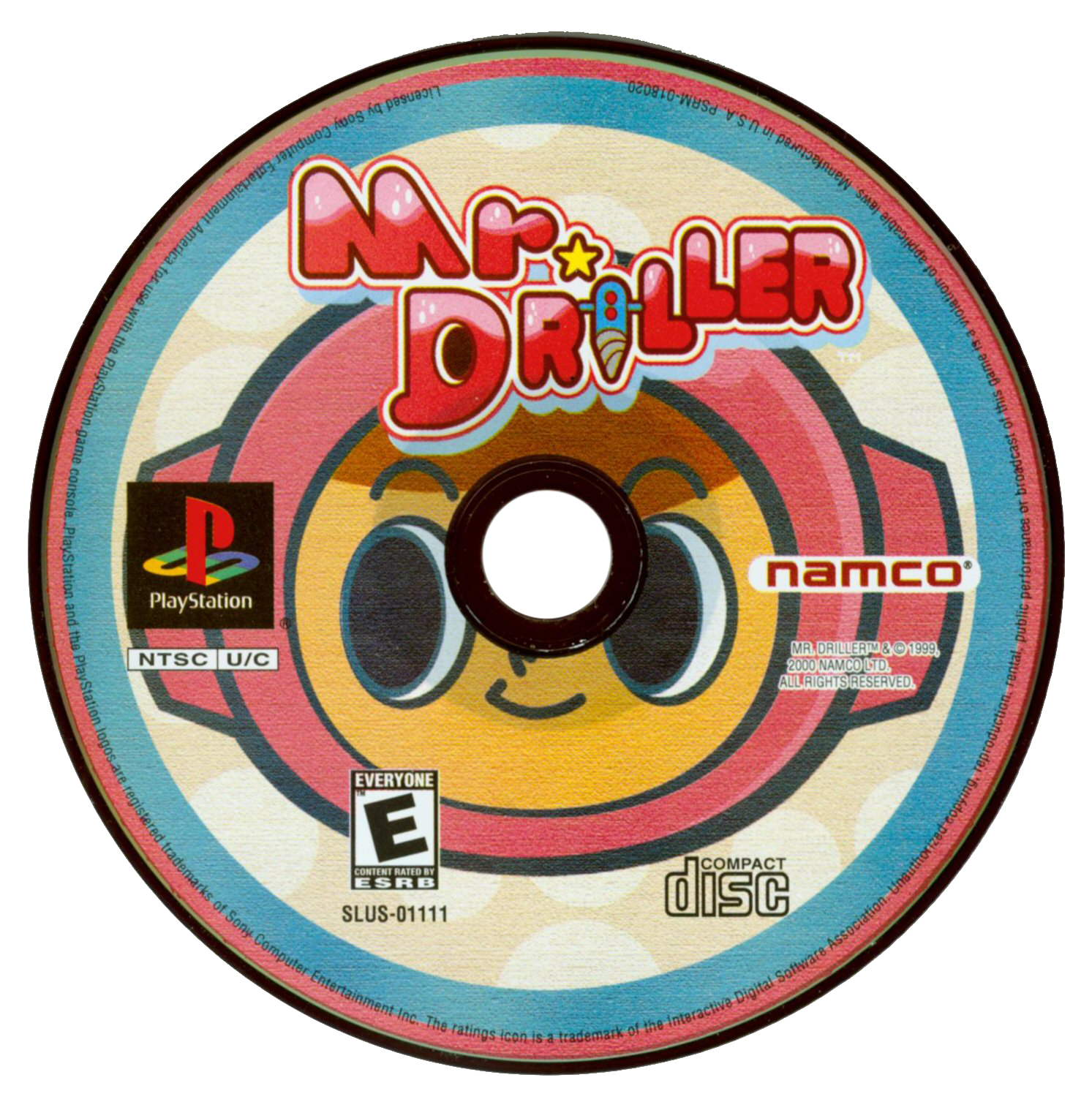Mr. Driller - Sony PlayStation (Namco - 1) video game collectible [Barcode 722674020992] - Main Image 3