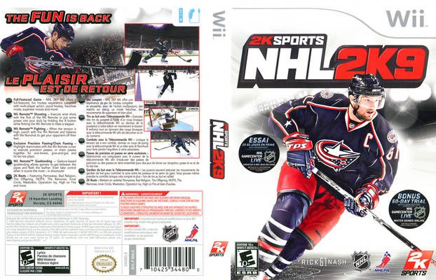 NHL 2K9 - Nintendo Wii (Visual Concepts - 2) video game collectible - Main Image 2
