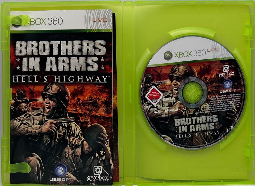 Brothers in Arms: Hell’s Highway (DE) - Microsoft Xbox 360 (Ubisoft) video game collectible [Barcode 3307210268228] - Main Image 3