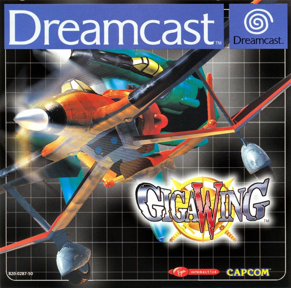Giga Wing - Sega Dreamcast (Capcom - 1-2) video game collectible [Barcode 01338825008] - Main Image 2
