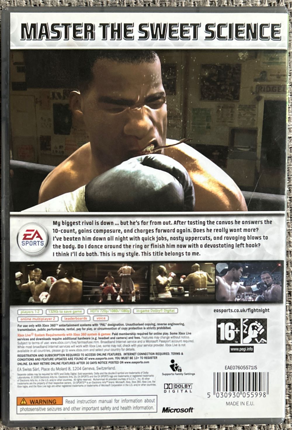 Fight Night Round 3 (Classics) - Microsoft Xbox 360 (2) video game collectible [Barcode 5030930055998] - Main Image 2