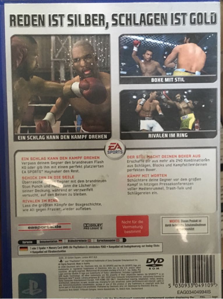 Fight Night Round 3 - Sony PlayStation 2 (PS2) video game collectible [Barcode 5030933049109] - Main Image 2