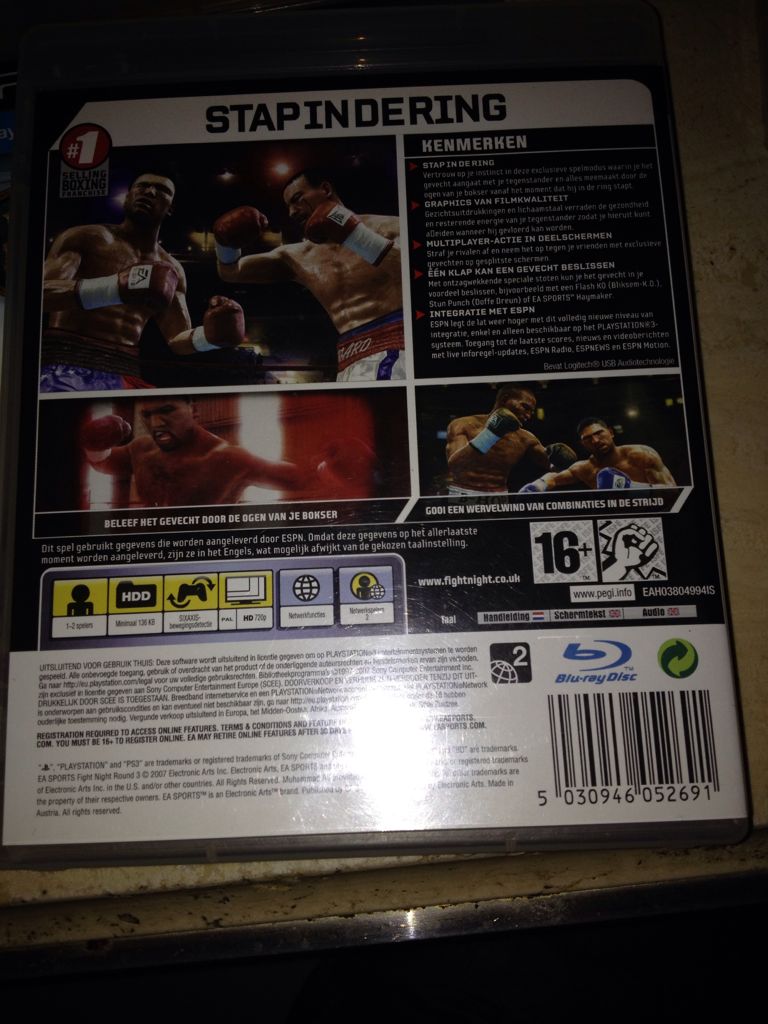 Fight Night Round 3 - Sony PlayStation 3 (PS3) ((EA) Electronic Arts) video game collectible [Barcode 5030946052691] - Main Image 2