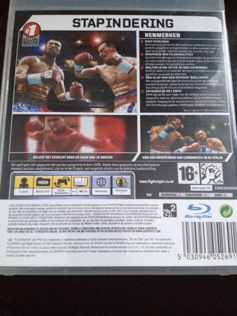 Fight Night Round 3 - Sony PlayStation 3 (PS3) ((EA) Electronic Arts - 1-2) video game collectible - Main Image 2