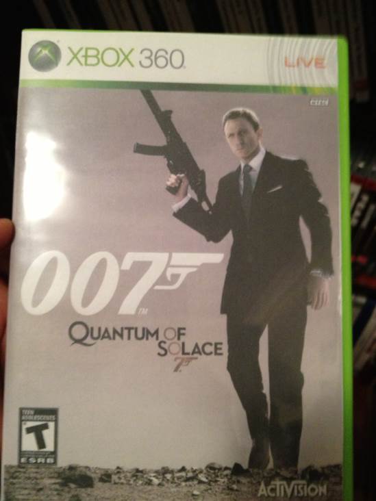 007 Quantum Of Solace - Microsoft Xbox 360 video game collectible - Main Image 1