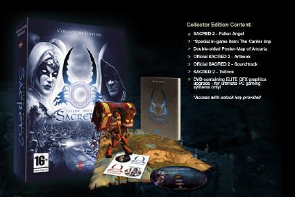 SACRED 2: FALLEN ANGEL Collector Edition - PC (Deep Silver - 1) video game collectible [Barcode 894388002189] - Main Image 2