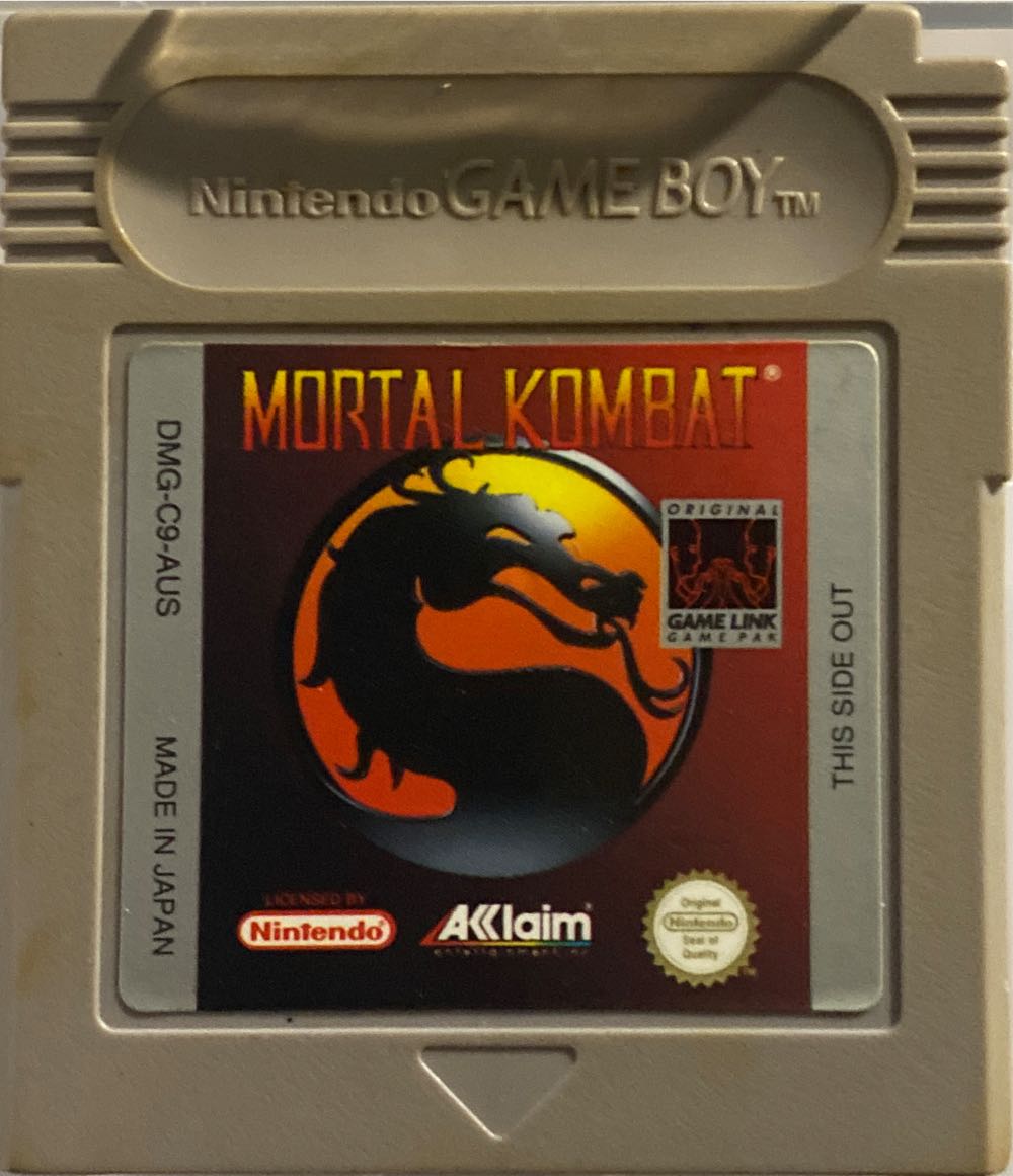 Mortal Kombat - Nintendo Game Boy (Acclaim Entertainment, Inc. - 1) video game collectible [Barcode 021481501121] - Main Image 3