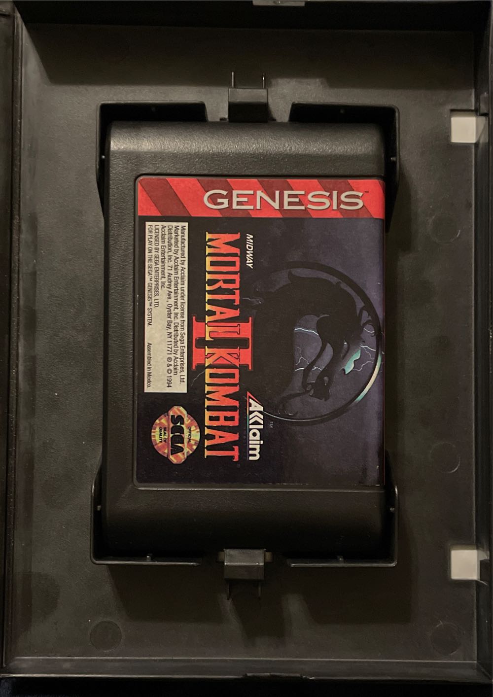 Mortal Kombat 2 - Sega Genesis (Mega Drive) (Akklaim Entertainment - 1) video game collectible - Main Image 2