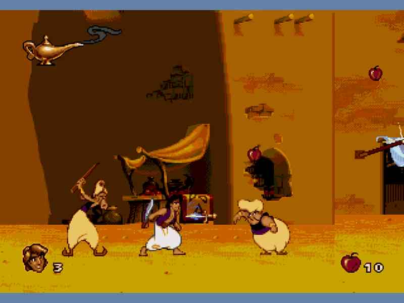 Aladdin - Sega Mega Drive (Disney Software - 1) video game collectible [Barcode 4974365610586] - Main Image 4