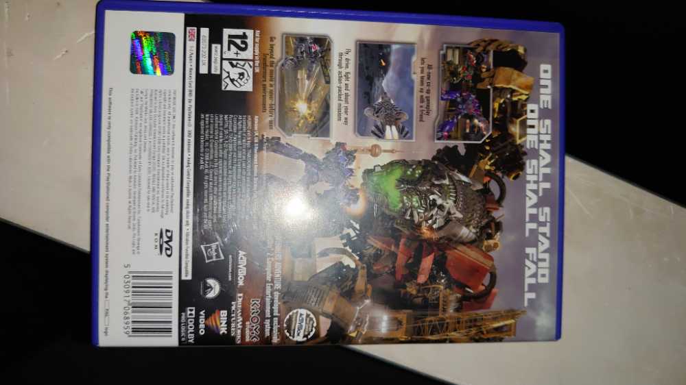 Transformers: Revenge of the Fallen - Sony PlayStation 2 (PS2) (Activision) video game collectible [Barcode 5030917068959] - Main Image 2