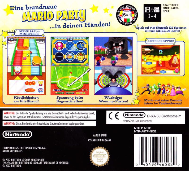 Mario Party DS - Nintendo DS (Nintendo) video game collectible [Barcode 045496741204] - Main Image 2