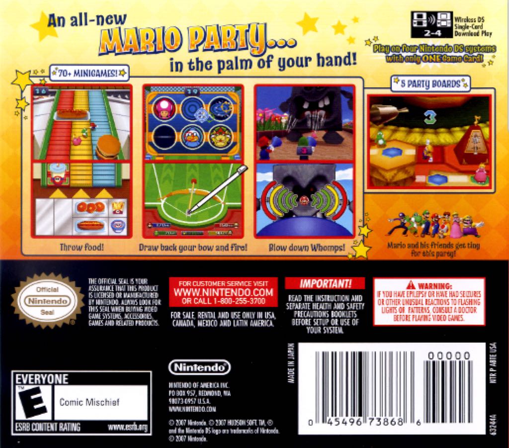 Mario Party DS - Nintendo DS video game collectible - Main Image 2