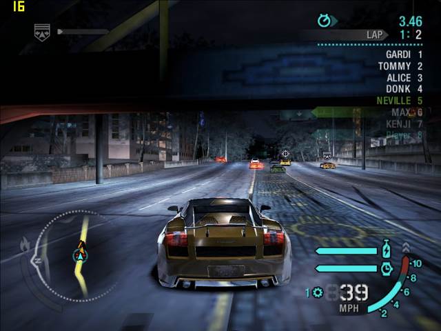 Need For Speed: Carbon - Microsoft Xbox 360 (Electronic Arts/EA Games - 1-2) video game collectible [Barcode 5030934052351] - Main Image 2