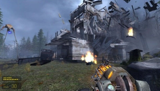 The Orange Box - Microsoft Xbox 360 (Backwards compatible - 1) video game collectible [Barcode 014633098495] - Main Image 4