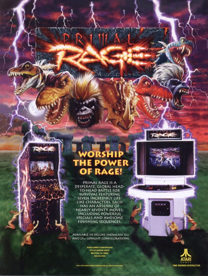 Primal Rage - Sega Genesis (Mega Drive) (Time Warner Interactive - 1-2) video game collectible [Barcode 031763108504] - Main Image 4