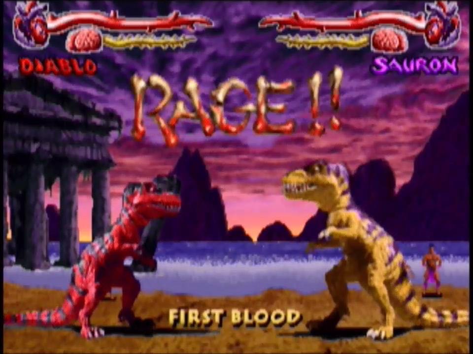 Primal Rage - Sony PlayStation (Time Warner Interactive - 1-2) video game collectible [Barcode 031763108849] - Main Image 4