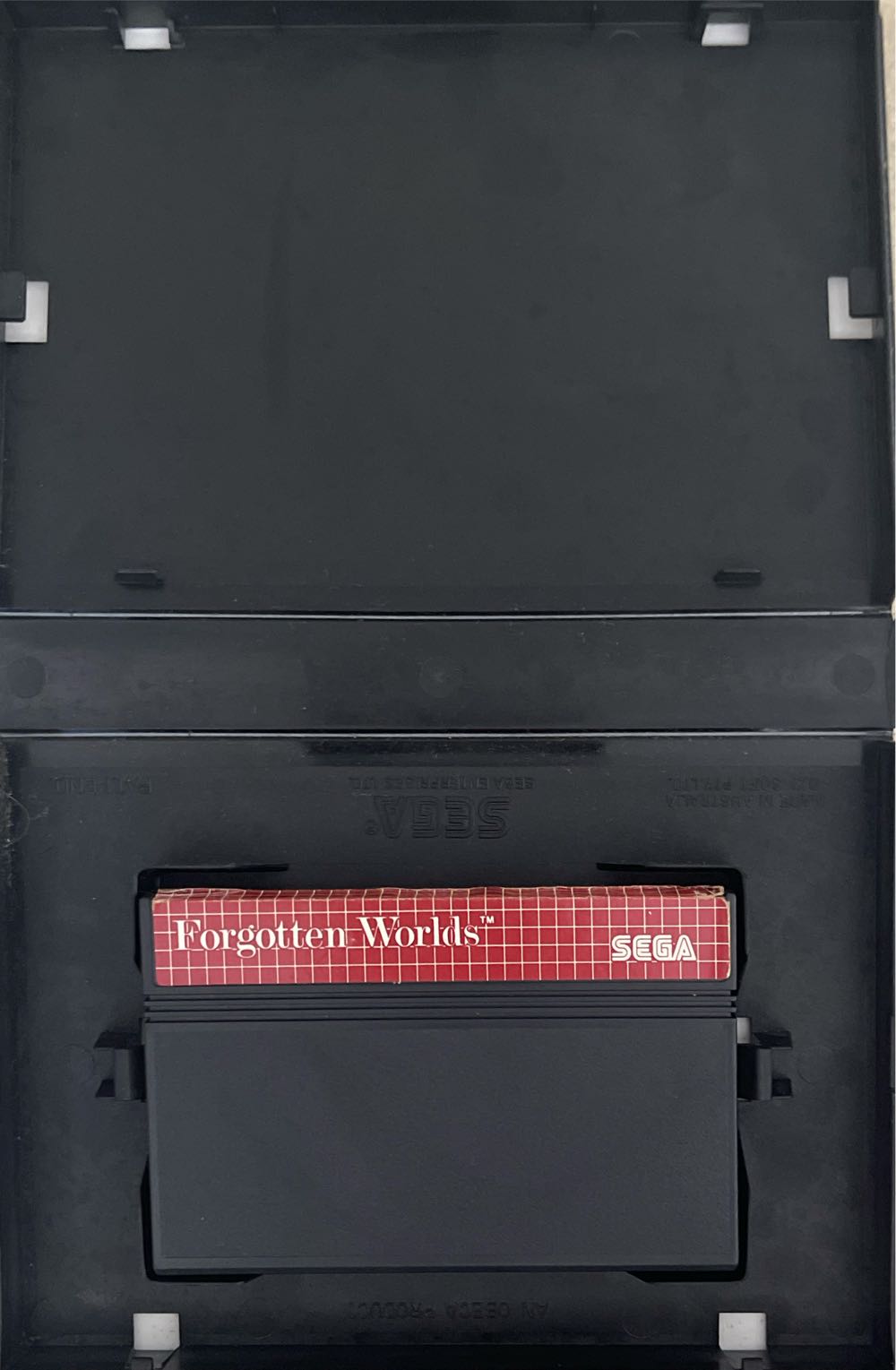 Forgotten Worlds - Sega Master System (Sega - 1) video game collectible [Barcode 4974365634568] - Main Image 3