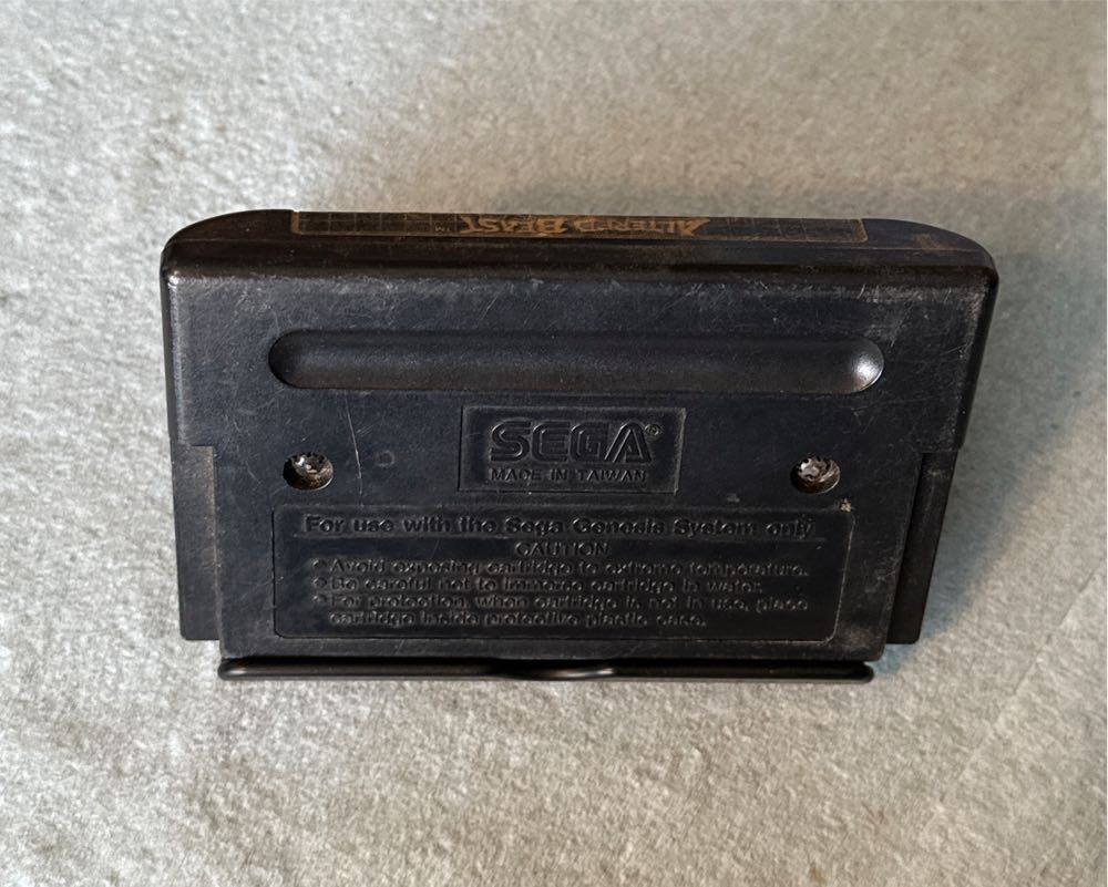 Altered Beast  [bad Label] - Sega Genesis (Mega Drive) (Sega - 2) video game collectible - Main Image 2