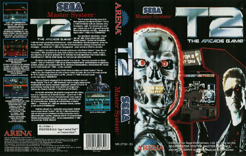 T2: The Arcade Game - Sega Game Gear (Acclaim - 1) video game collectible - Main Image 2