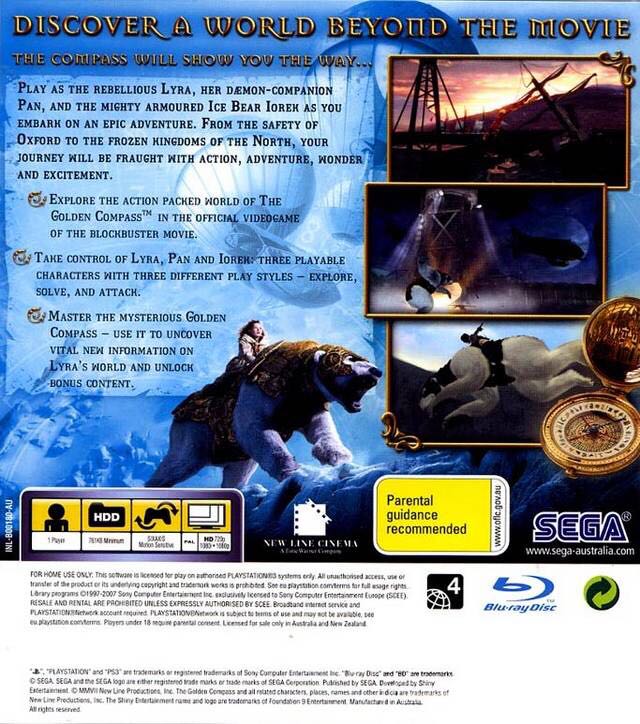 The Golden Compass - Sony PlayStation 3 (PS3) (Sega - 1) video game collectible [Barcode 010086690101] - Main Image 2