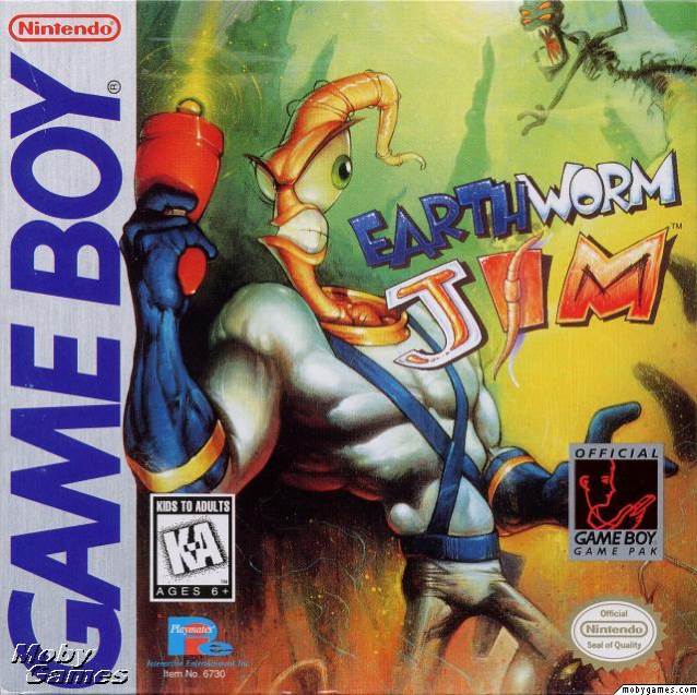 Earthworm Jim - Nintendo Game Boy video game collectible - Main Image 1