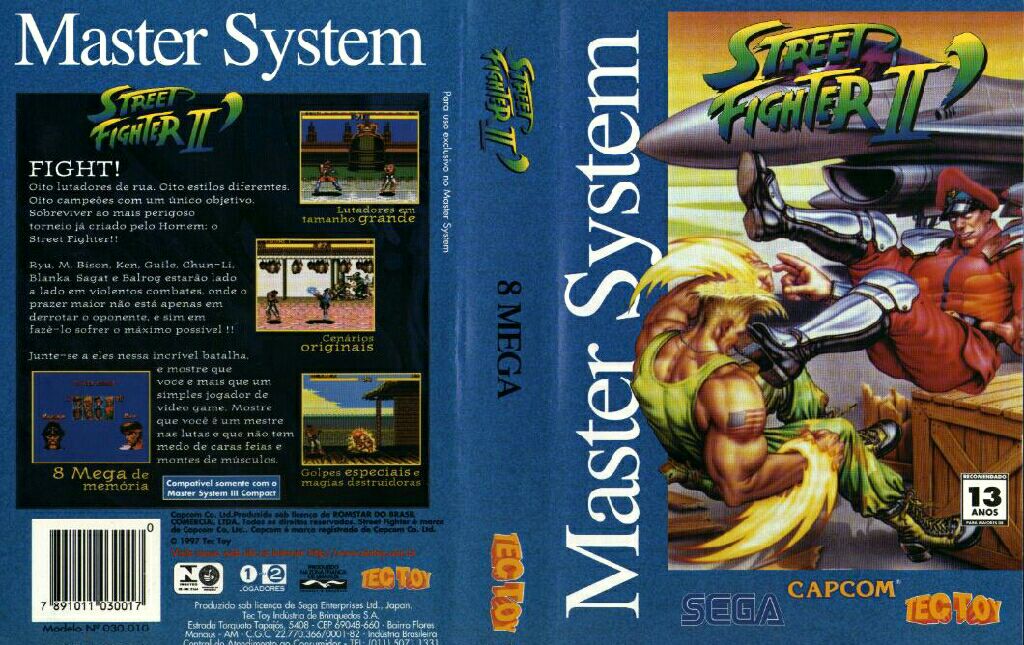 Street Fighter II - Sega Master System video game collectible - Main Image 1
