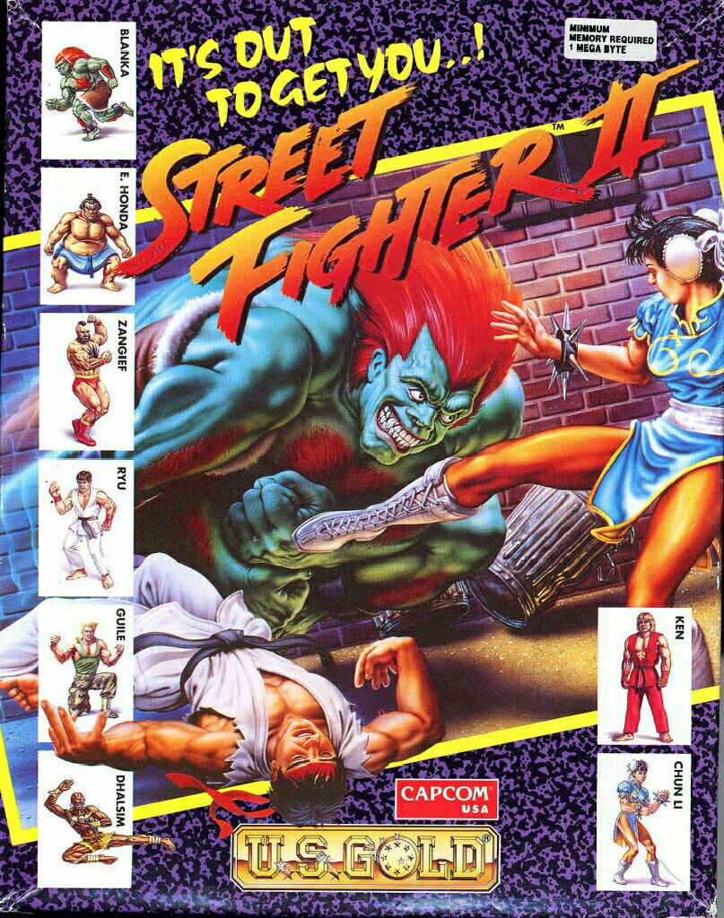 Street Fighter II - Commodore Amiga video game collectible - Main Image 1