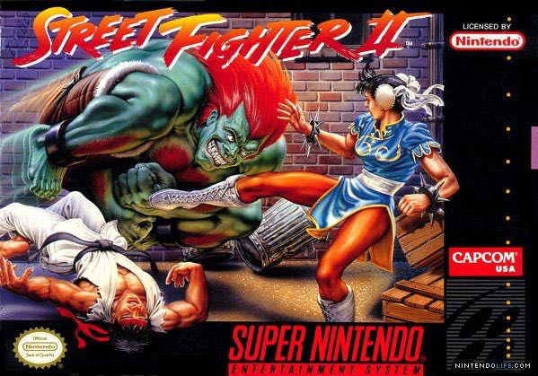 Street Fighter II - Nintendo Super Nintendo Entertainment System (SNES) video game collectible - Main Image 1