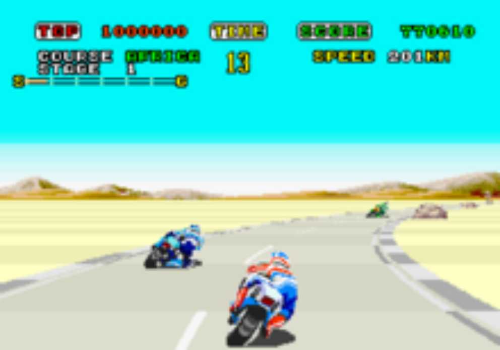 Super Hang-On - Sega Mega Drive (Sega - 1) video game collectible - Main Image 2