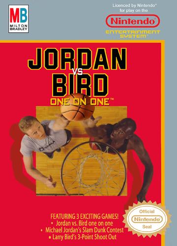 Jordan Vs Bird - Nintendo Entertainment System (NES) video game collectible - Main Image 1