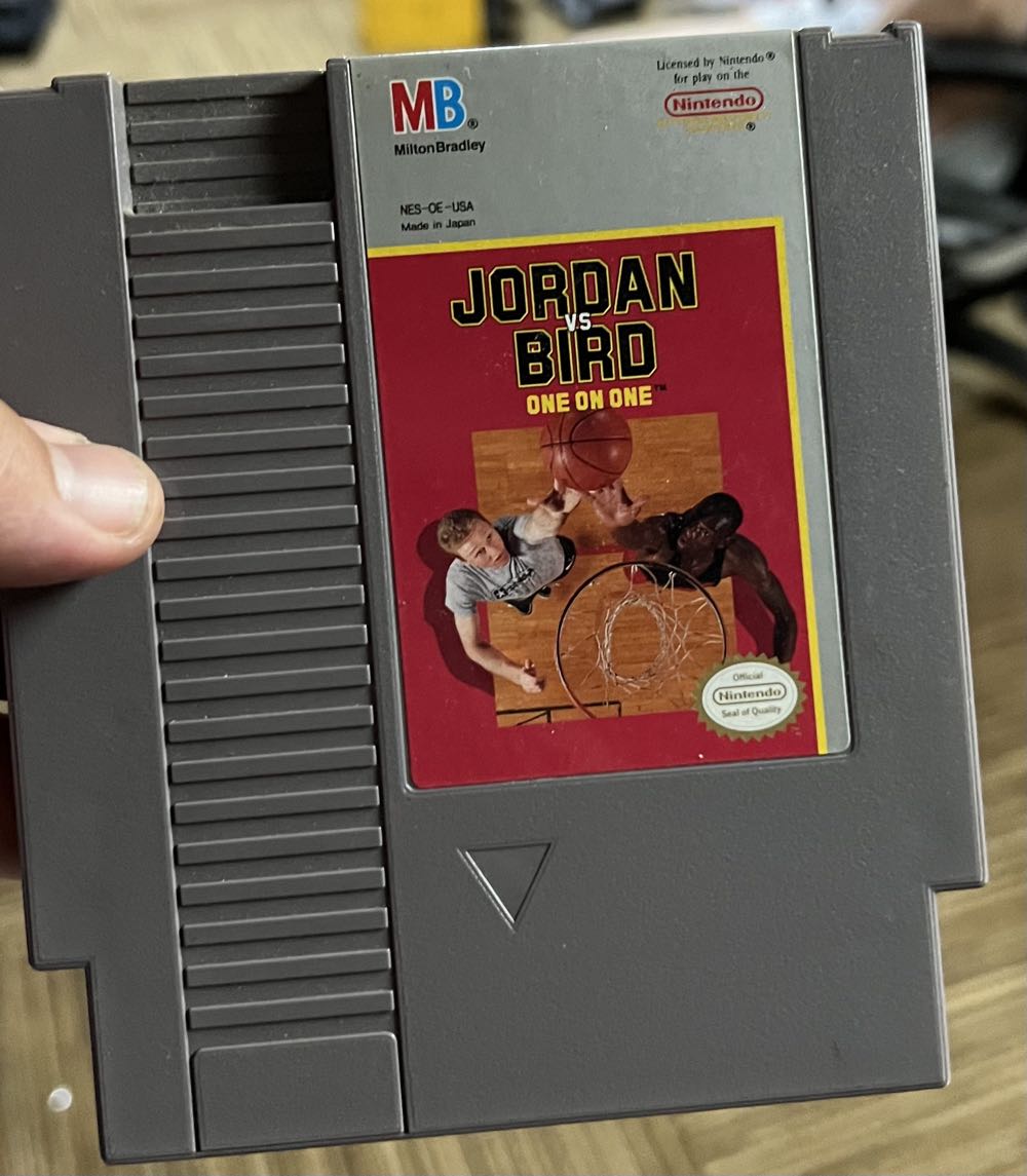 Jordan Vs Bird - Nintendo Entertainment System (NES) video game collectible - Main Image 2