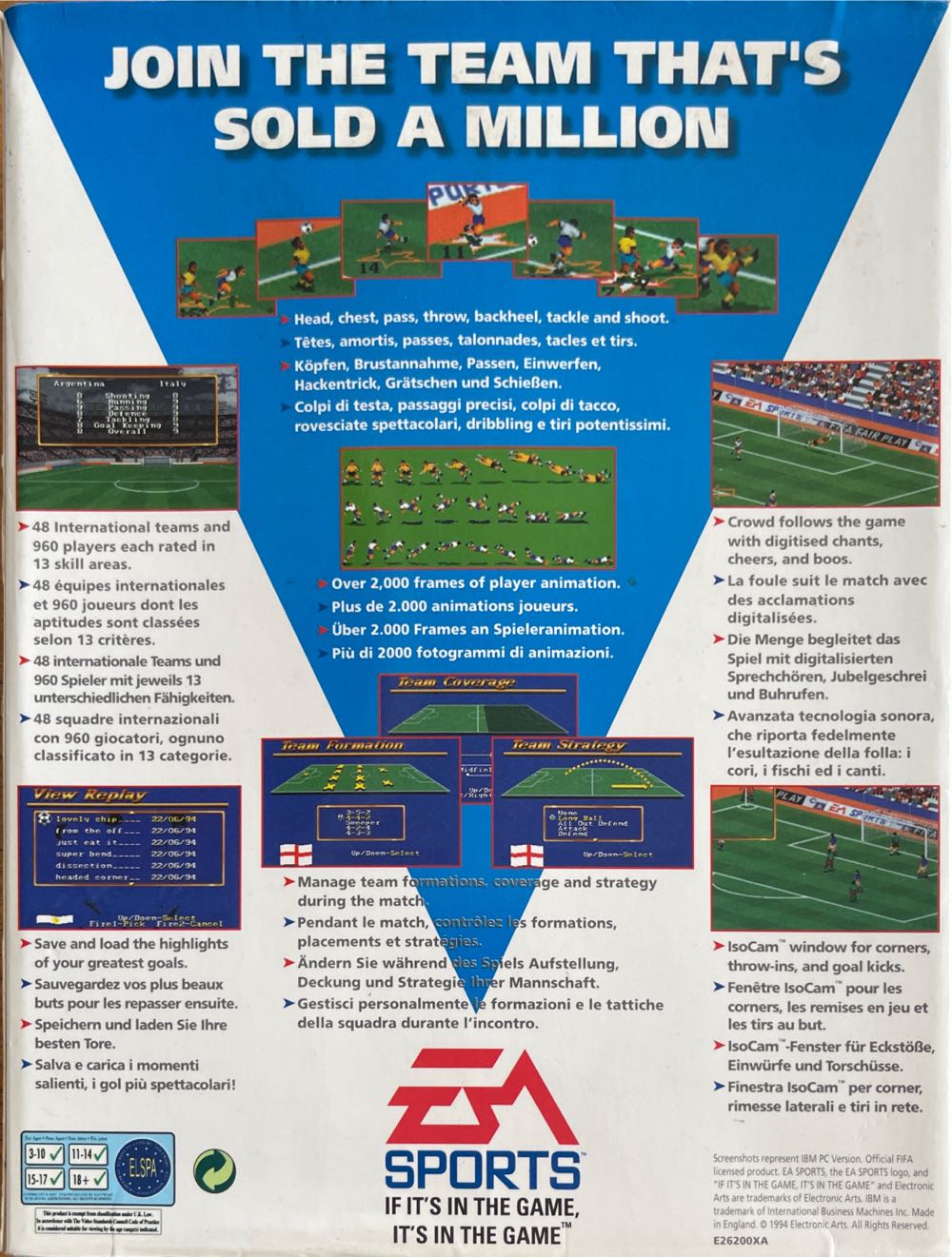 FIFA International Soccer - PC (Electronic Arts) video game collectible [Barcode 5015839262531] - Main Image 2